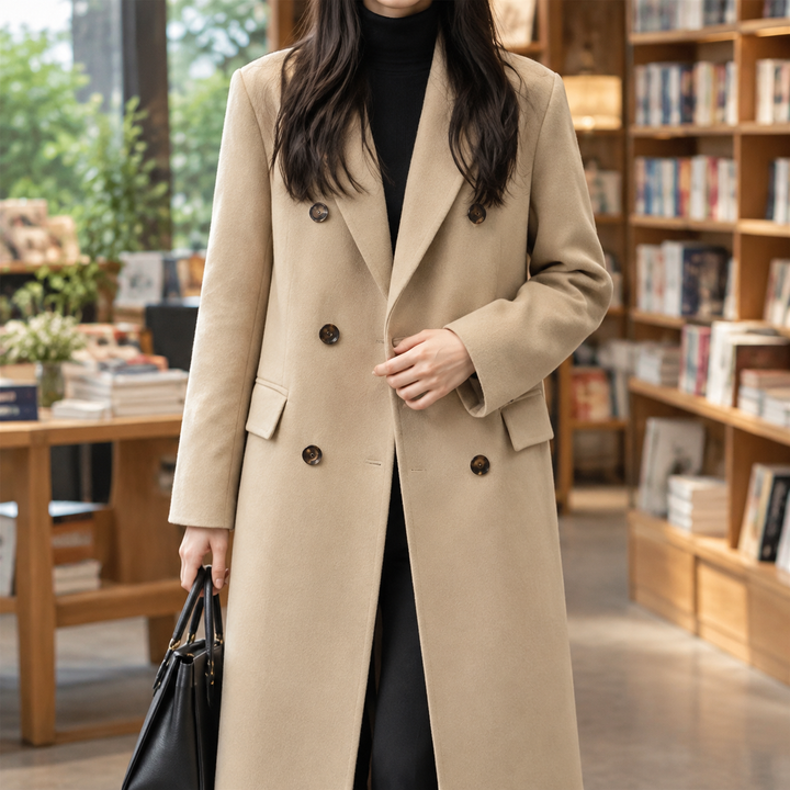 Guinevere-Lane Double Breasted Overcoat