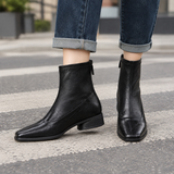 Cesena Square Toe Boots - Black