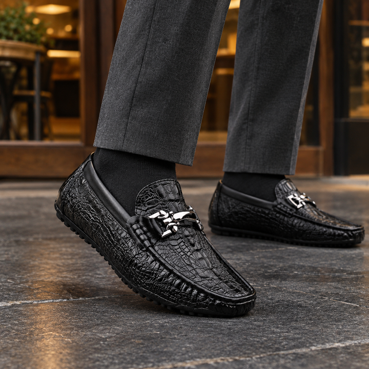 Cassano-Volo Leather Loafers