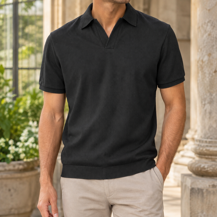 Mason Open Collar Polo