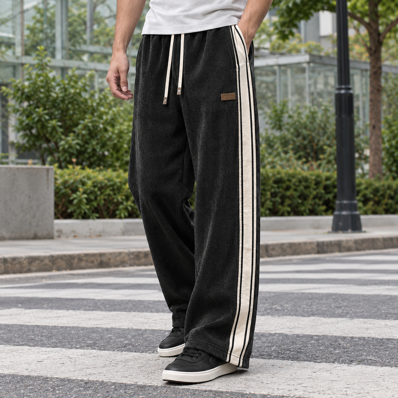 Mason Wide-Leg Pants - Black