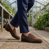 Dario Suede Penny Loafers - Brown