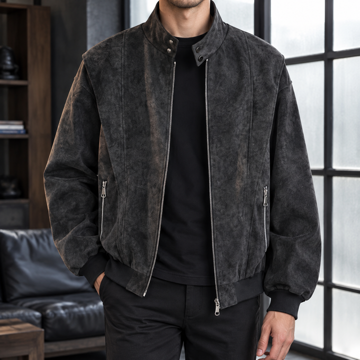 Dorian Stand-Collar Jacket
