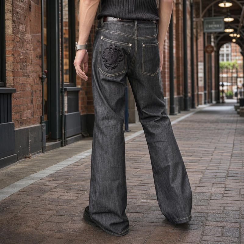 Romano Flared Jeans - Black