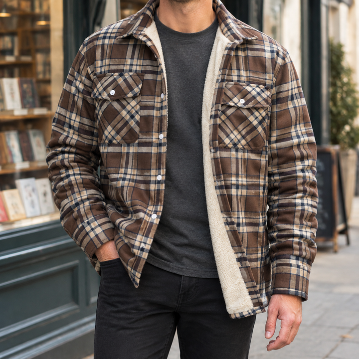 Dario Plaid Lined Jacket