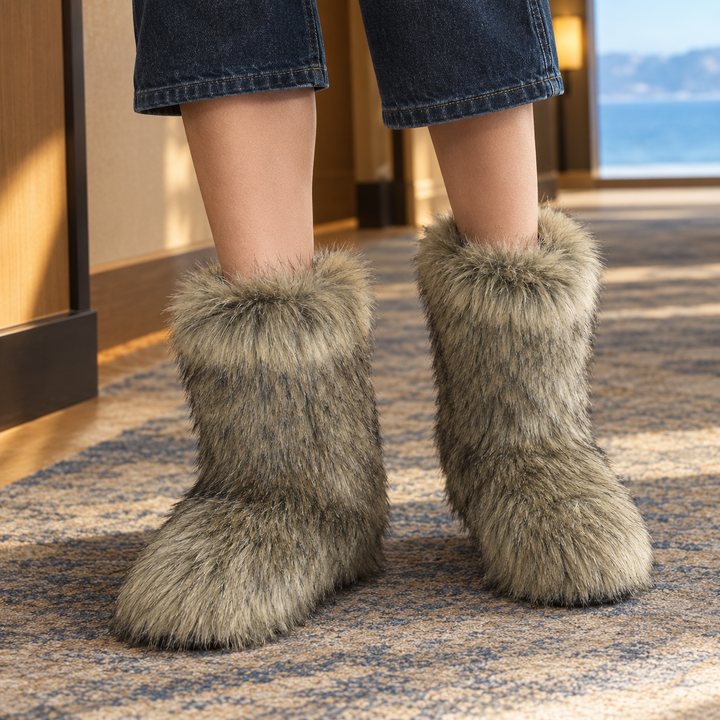 Tornabuoni-Napoli Plush Boots