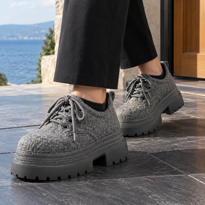 Olivieri-Vita Suede Platform Shoes
