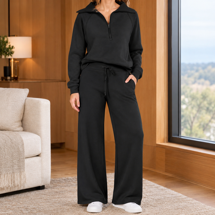 Fernanda-Sage Wide-Leg Set