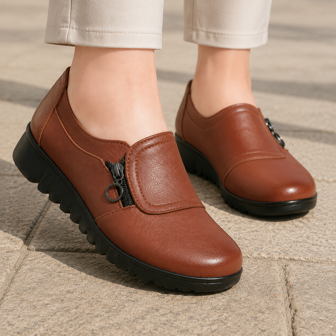 Reggiani Orthopedic Shoes - Brown