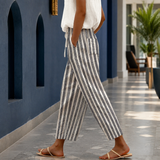 Natalia Straight Leg Pants - Gray