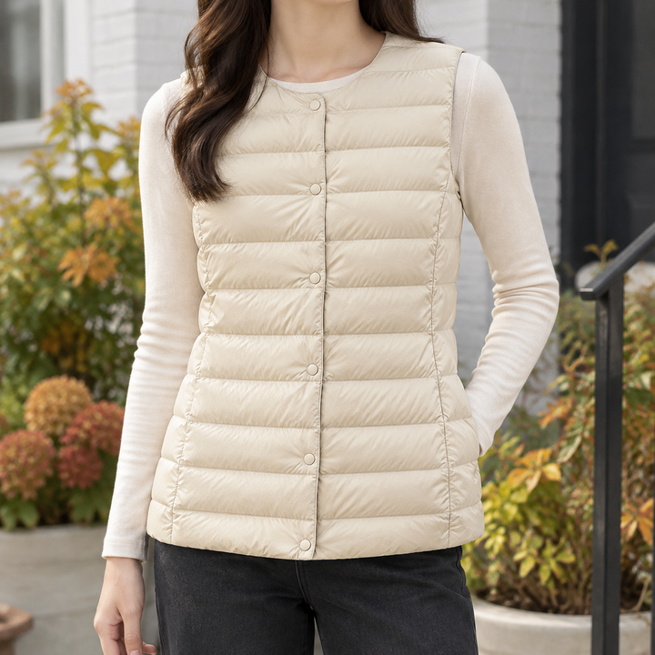 Isabeau-Pearl Cashmere Vest