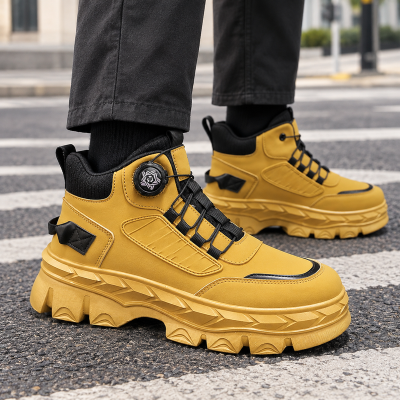 Cagliari-Parma Chunky Sneakers - Yellow