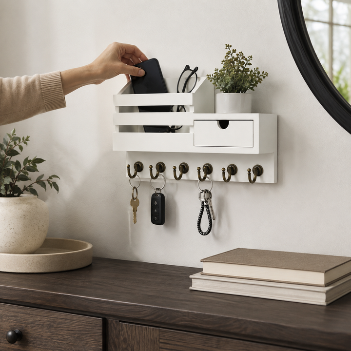 Florian Wood Key Organizer