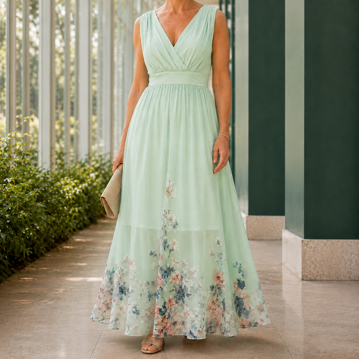 Fleur-Faye Floral Maxi Dress
