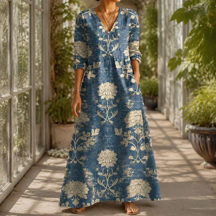 Gabriella-June Floral Maxi Dress