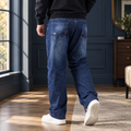 Large Size Denim Blue