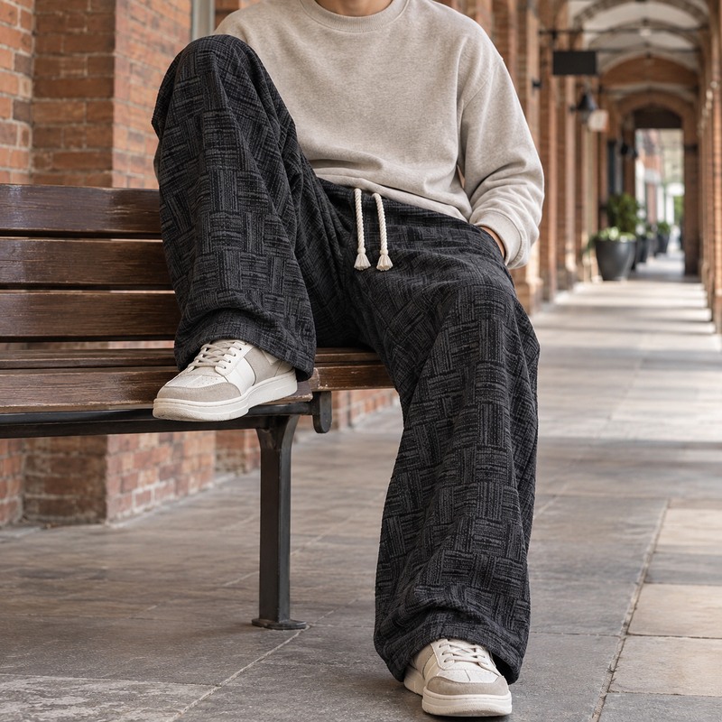 Hudson Wide Leg Pants - Black