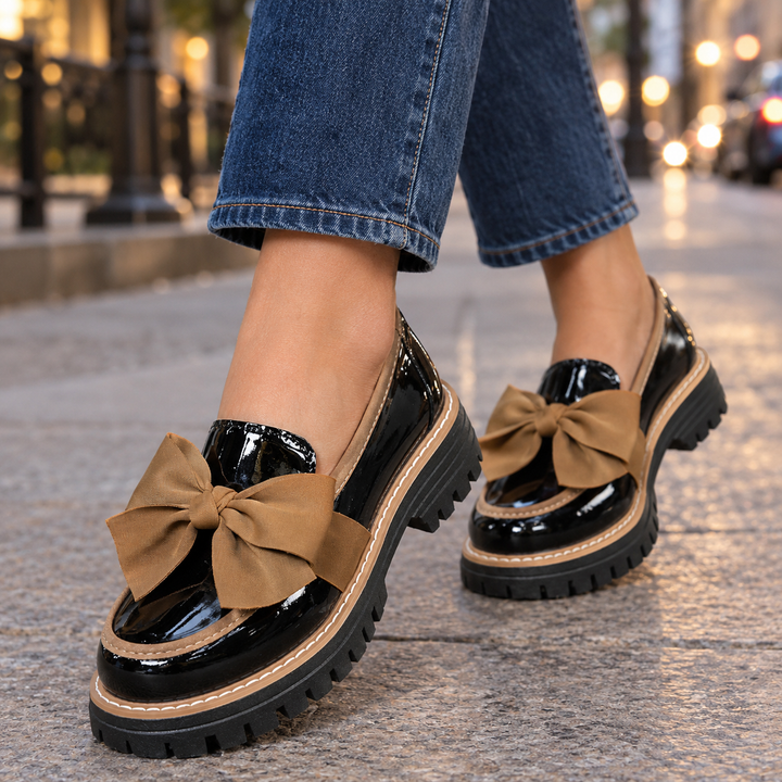 Bembo-Vico Bow Loafers
