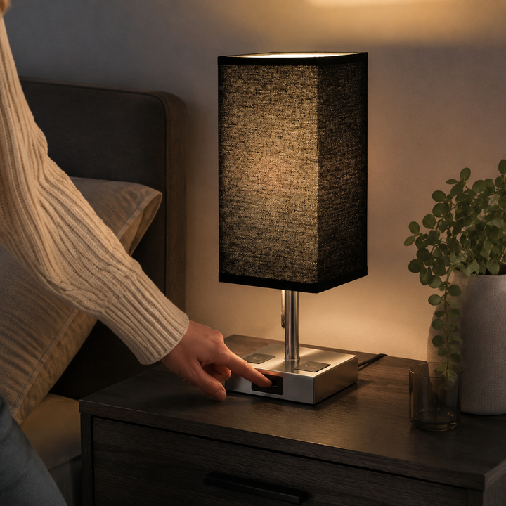 Northmere Linen Lamp
