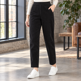Christabel-Louise Tapered Pants - Black Cashmere