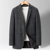Kingswool Check Blazer - Gray