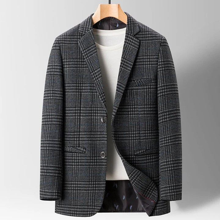 Kingswool Check Blazer - Gray
