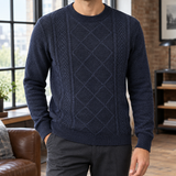 Knox Crew Neck Sweater - Navy