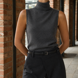 Sabine-Skye Turtleneck Sweater - Dark Gray