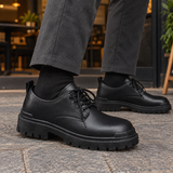 Peruzzi Chunky Derby Shoes - Black