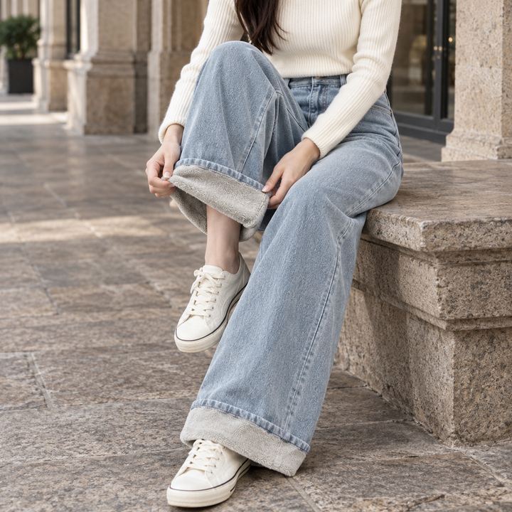 Arletta-Lane Fleece Lined Jeans