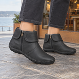 Farina-Torino Zip Ankle Boots - Black
