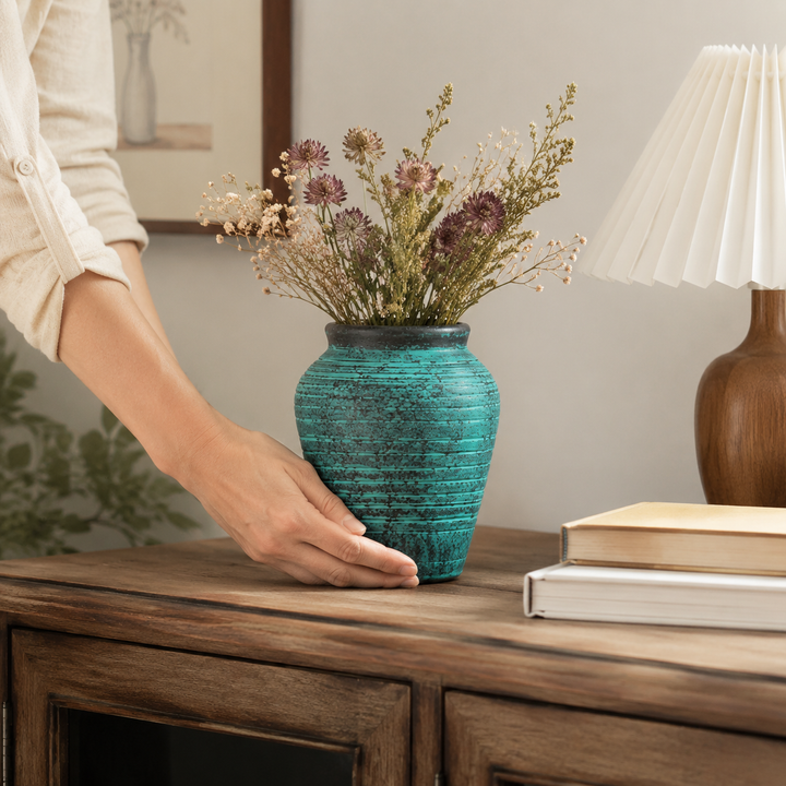 Oakley Verdigris Vase
