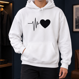 Oliver Heartbeat Hoodie - White