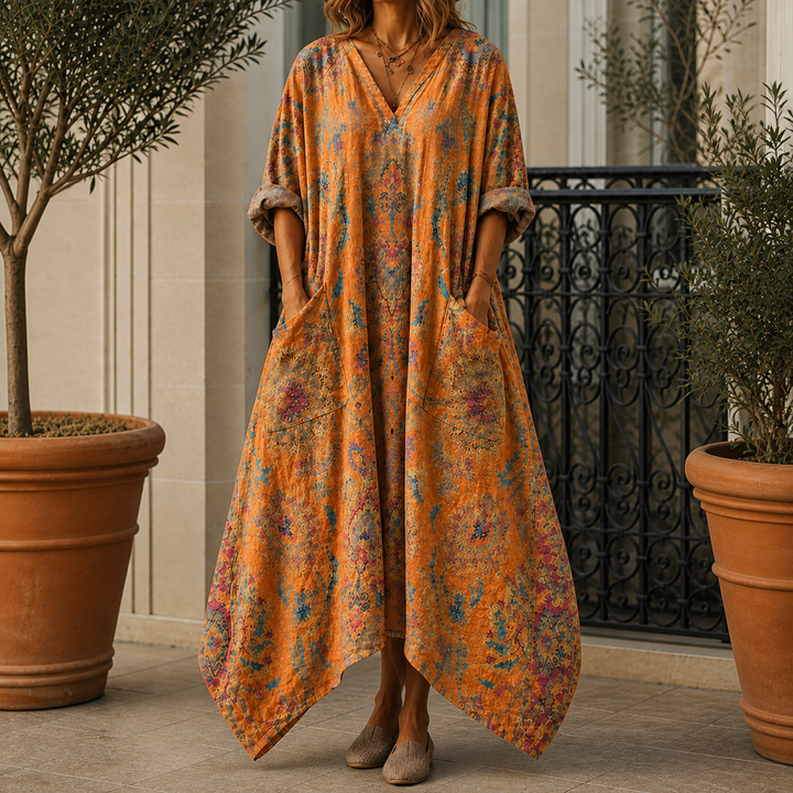 Cosima-Louise Balloon Hem Dress