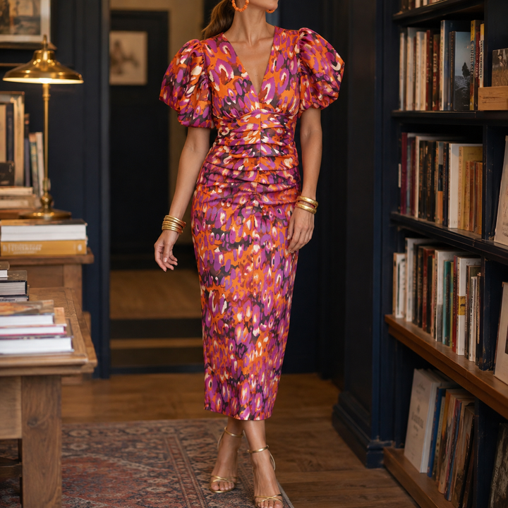 Greta-Mae V-Neck Dress