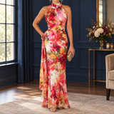 Leonie-Elise Halter Dress - Floral