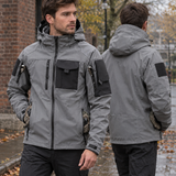 Marco Utility Hooded Jacket - Black