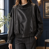 Eugenie-Elise Moto Jacket - Black