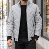 Austin Quilted Jacket - Light Gray