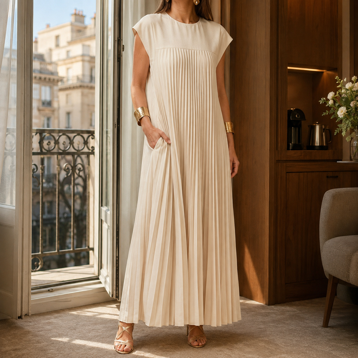 Willa Pleated Maxi Dress