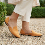 Sienna D'Orsay Flats - Orange