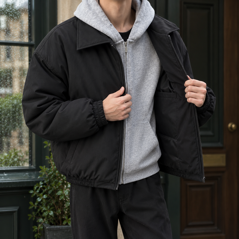 Hudson Padded Jacket - Black