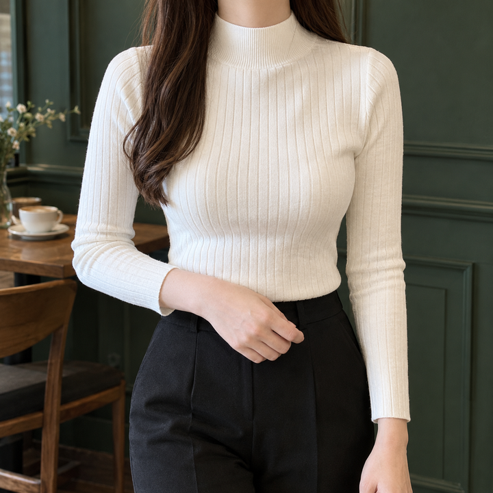 Magdalena-Mae Mock Neck Top