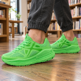 Albarelli Lace-Up Sneakers - Bright Green