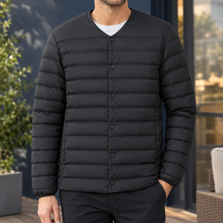 Harlan Collarless Jacket
