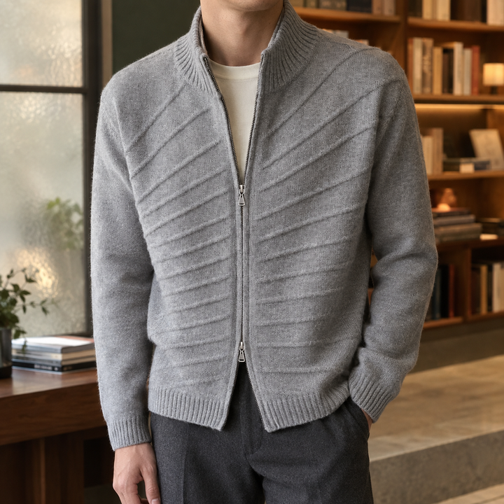 Neil Ribbed Cardigan
