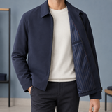 Carter Zip Jacket - Navy Blue