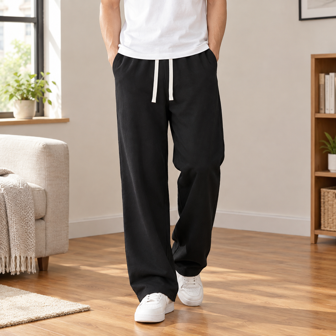 Merrick Wide Leg Pants - Black