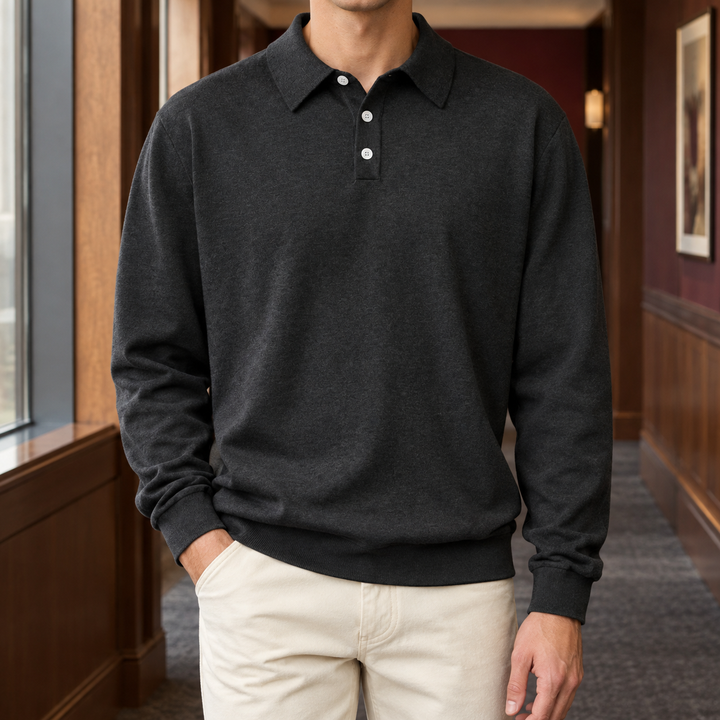 Ross Open Collar Polo