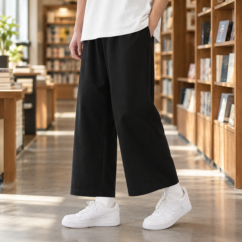 Valerian Wide Leg Pants - Black